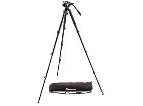 MANFROTTO Stativkit Video Kulfiber Nitrotech N12 + 545GBCF - Dansk AV-teknik