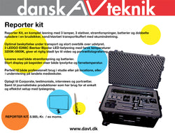 LEDGO Reporter Kit - Dansk AV-teknik