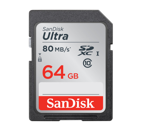 SANDISK SD-HC Ultra 64GB - Dansk AV-teknik