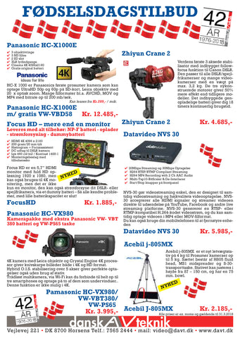 Fødselsdags tilbud - Dansk AV-teknik