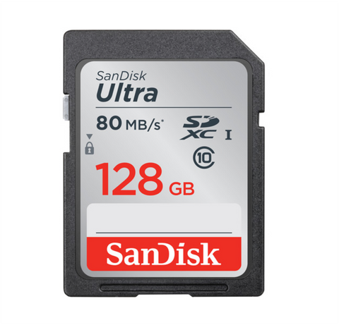 SANDISK SD-HC Ultra 128GB - Dansk AV-teknik