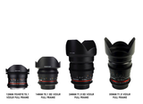Samyang Cine objektiv kit  / Sony E-Mount - Dansk AV-teknik