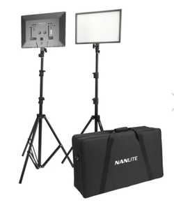Nanlite Lumipad 25 lyssæt med batterier og dobbelt oplader