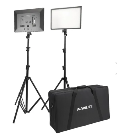 Nanlite Lumipad 25 lyssæt med batterier og dobbelt oplader