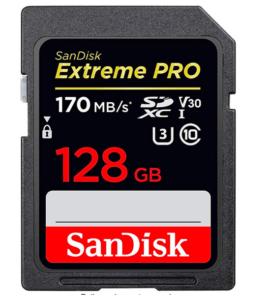SANDISK SD-XC Extreme Pro 128GB / 170 MB/s - Dansk AV-teknik