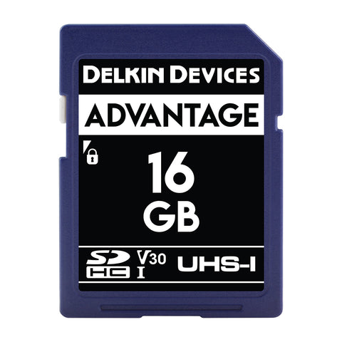 Delkin SD Advantage 16 GB / 660X UHS-I (U3/V30) - Dansk AV-teknik