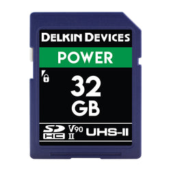 Delkin SD Power 32 GB / 2000X UHS-II (U3/V90) - Dansk AV-teknik