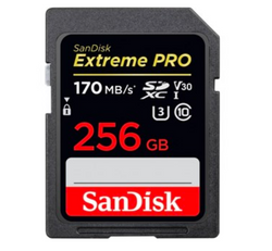 SANDISK SD-XC Extreme Pro 256GB / 170 MB/s - Dansk AV-teknik