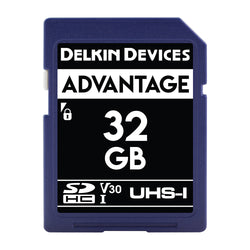 Delkin SD 32 GB / Advantage 660X UHS-I (U3/V30) - Dansk AV-teknik