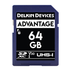 Delkin SD 64 GB / Advantage 660X UHS-I (U3/V30) - Dansk AV-teknik