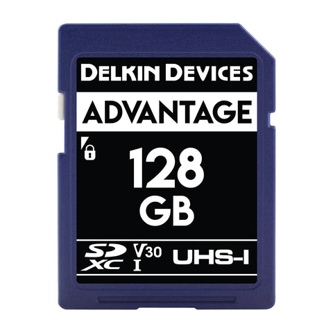 Delkin SD 128 GB / Advantage 660X UHS-I (U3/V30). - Dansk AV-teknik
