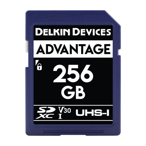 Delkin SD 256 GB /  Advantage 660X UHS-I (U3/V30) - Dansk AV-teknik
