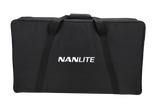 Nanlite Lumipad 25 Kit / 4 NP-F batterier af 7 timers brugstid, samt dobbelt oplader.