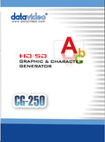 Datavideo CG-250 Software - Dansk AV-teknik