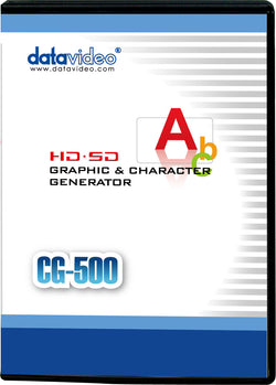 Datavideo CG-500 Software - Dansk AV-teknik