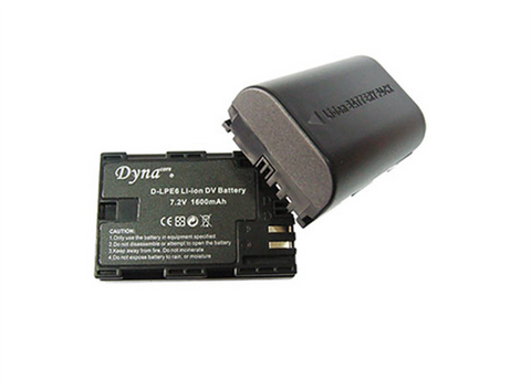 Dynacore D-LPE6 DV Li-ion Battery - Dansk AV-teknik