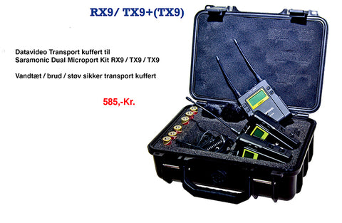 Datavideo Transport kuffert til Saramonic RX9 / TX9 / TX9