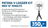 Patona V-Logger kit med Led ringlampe