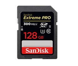 SANDISK SD-XC Extreme Pro 128GB / 300 Mb/s - Dansk AV-teknik