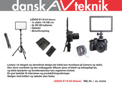 LEDGO E116 Kit Deluxe - Dansk AV-teknik