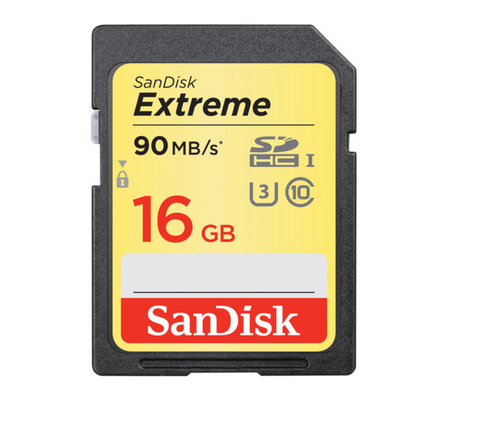SANDISK SD-HC Extreme 16GB - Dansk AV-teknik