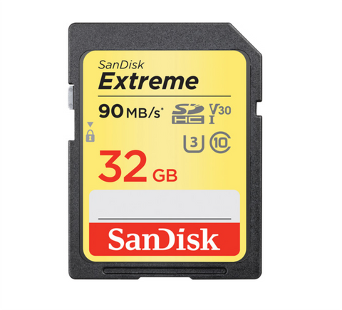 SANDISK SD-HC Extreme 32GB - Dansk AV-teknik